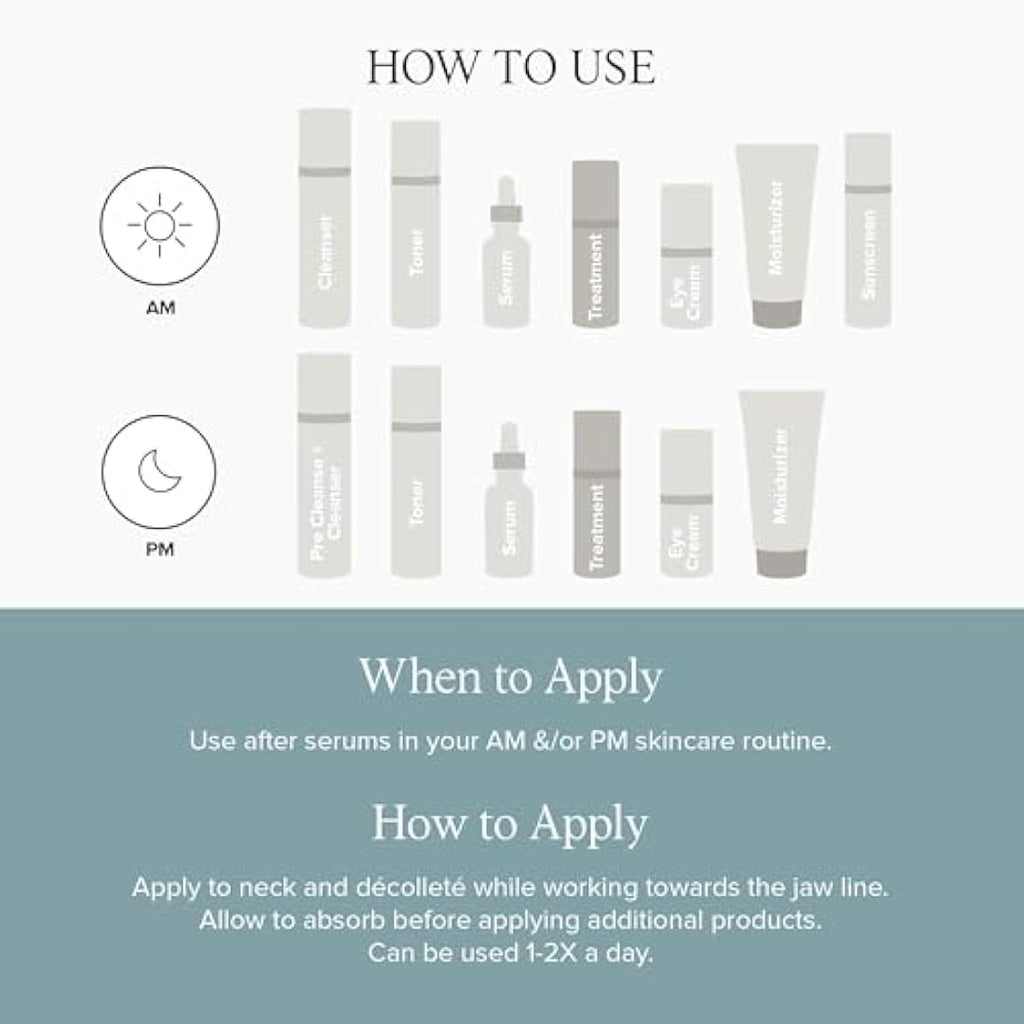 DRMTLGY Advanced Neck Firming Cream | Peptide & Vitamin E Skin Tightener