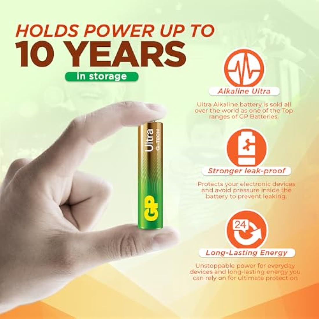 GP Ultra Alkaline AAA Batteries – 80 Pack Long Lasting 1.5V Bulk Box