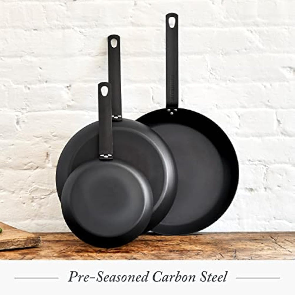 Merten & Storck Carbon Steel 26cm Frying Pan | Induction Skillet