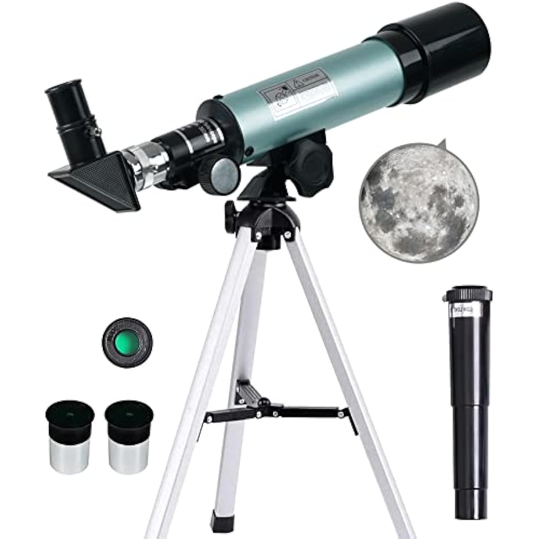 Mijiao Astronomical Telescope for Kids – 90X HD Portable Refractor