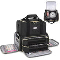 IVODEELA Nail Polish Organiser Bag | Large 80 Bottle Case with Lamp Storage