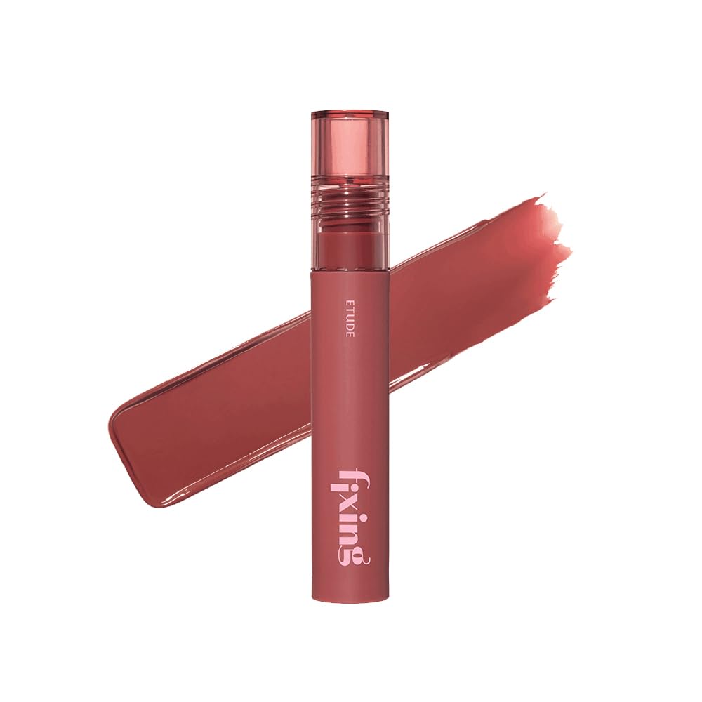 ETUDE Fixing Tint – Long Lasting Matte Lip Stain, Soft Walnut (0.4 Fl Oz)