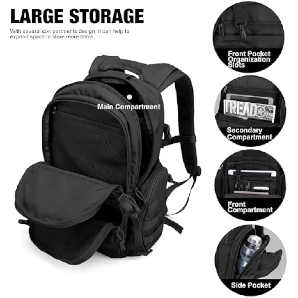 Mardingtop 25L Military Tactical Backpack | 600D Molle Hiking Rucksack