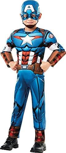Marvel Captain America Deluxe Kids Costume – Avengers Superhero Outfit