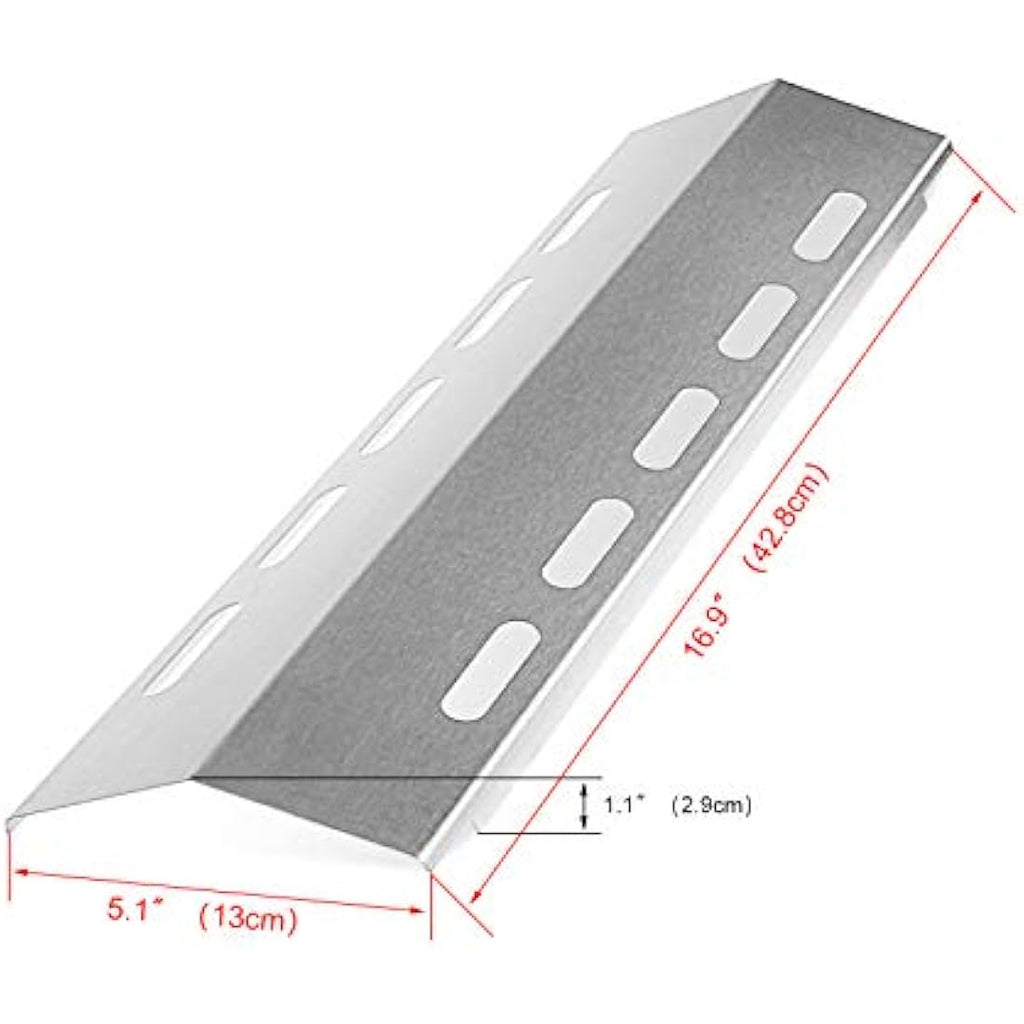 Stainless Steel Heat Plates for Ducane & Nexgrill, 5 Pack