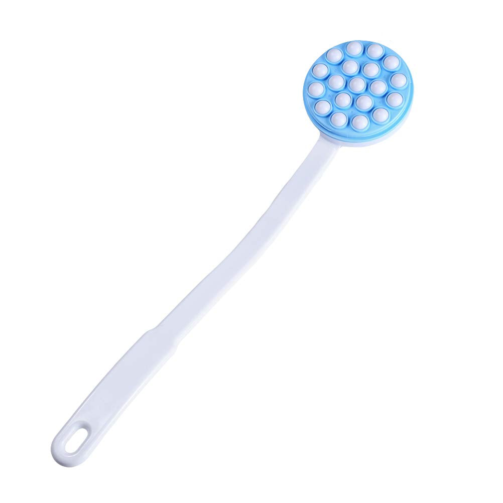 Back Lotion Applicator – 19 Roller Massage Shower Brush