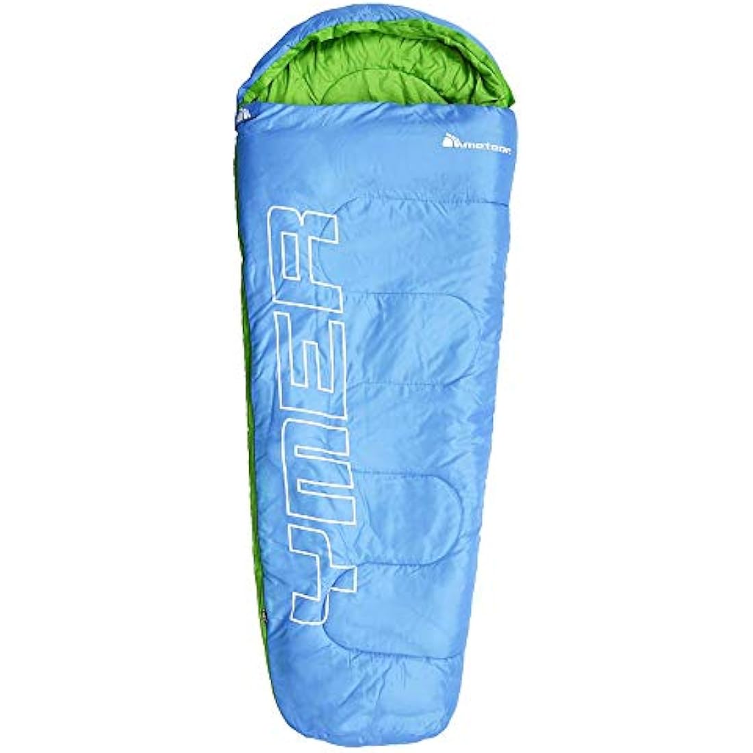 Meteor YMER Kids Mummy Sleeping Bag – Lightweight 4-Season Gear – Blue