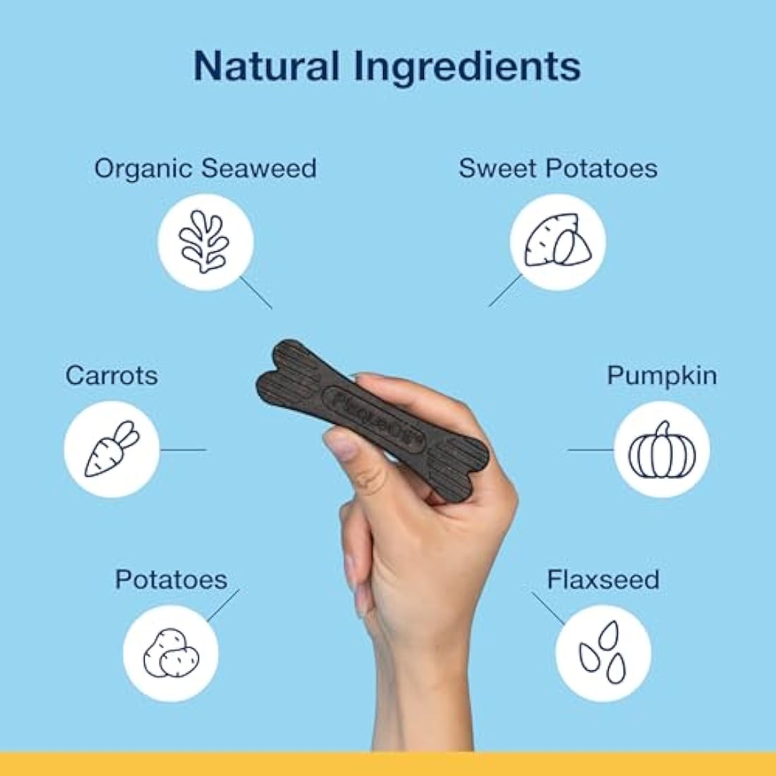 ProDen PlaqueOff Dental Bones for Large Dogs - Vegetable Fusion