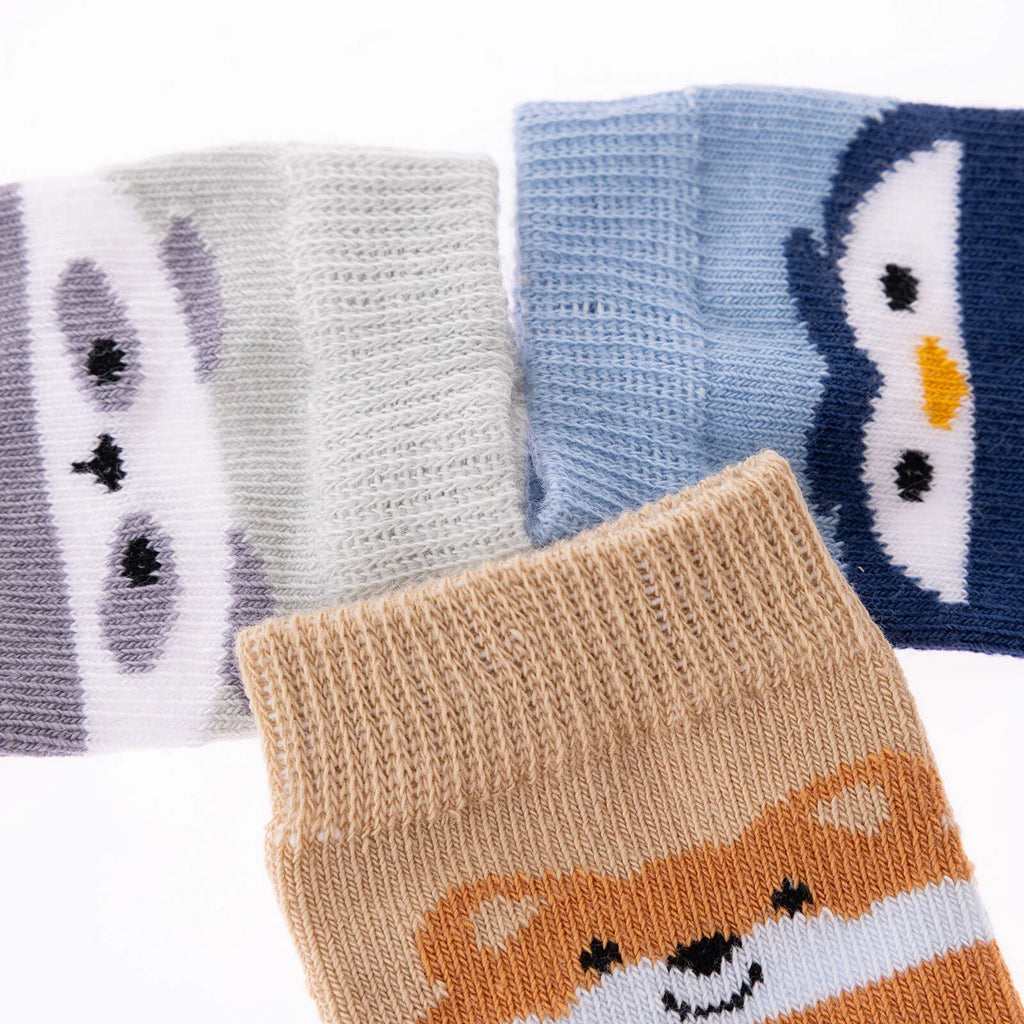 HelloBaby Ankle Socks 3 pcs - Blue
