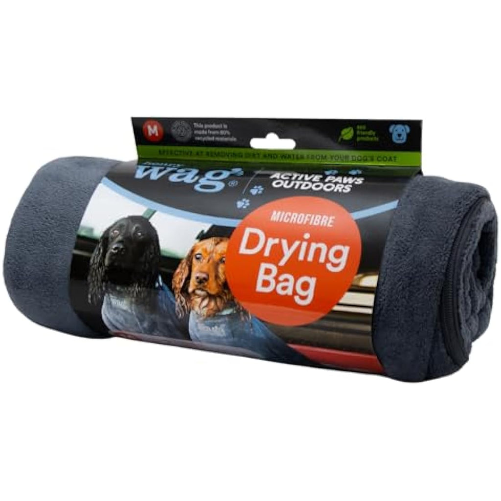 Henry Wag Microfibre Dog Drying Bag | Absorbent & Quick Dry – Large