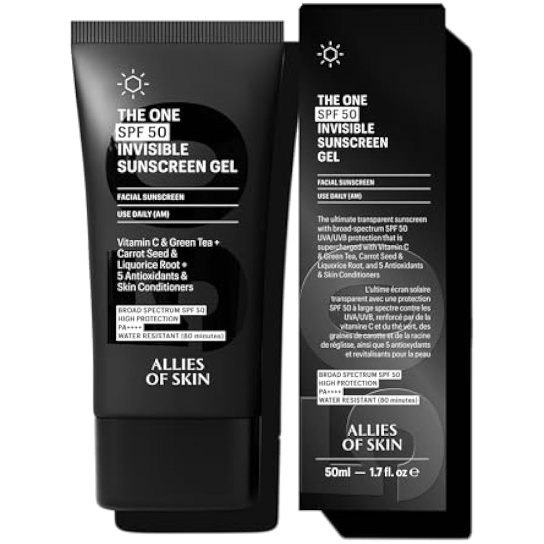 Allies of Skin The One SPF 50 Invisible Sunscreen Gel - 50ml