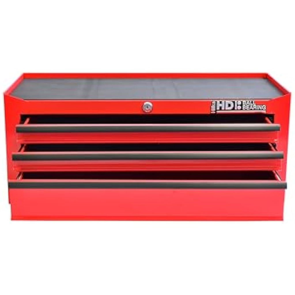 Hilka G301C3BBS 3-Drawer Steel Tool Chest with Ball Bearings - Red