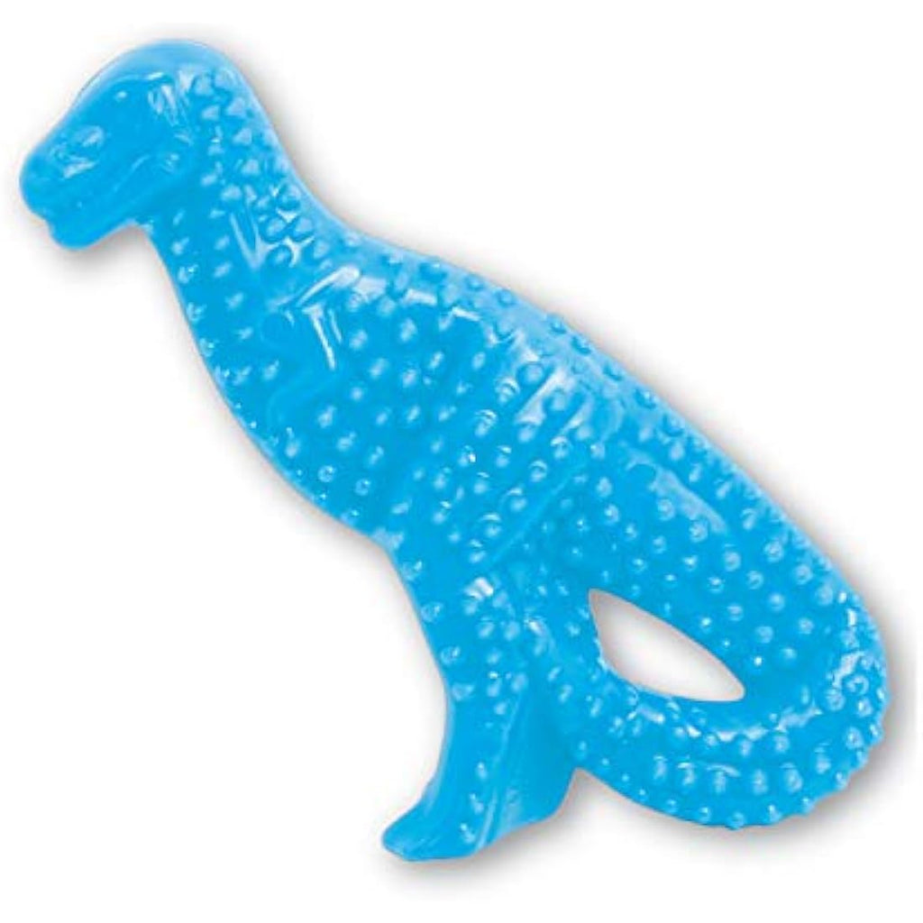 Nylabone Puppy Teething Dental Dino Chew Toy | Chicken Flavor | Small