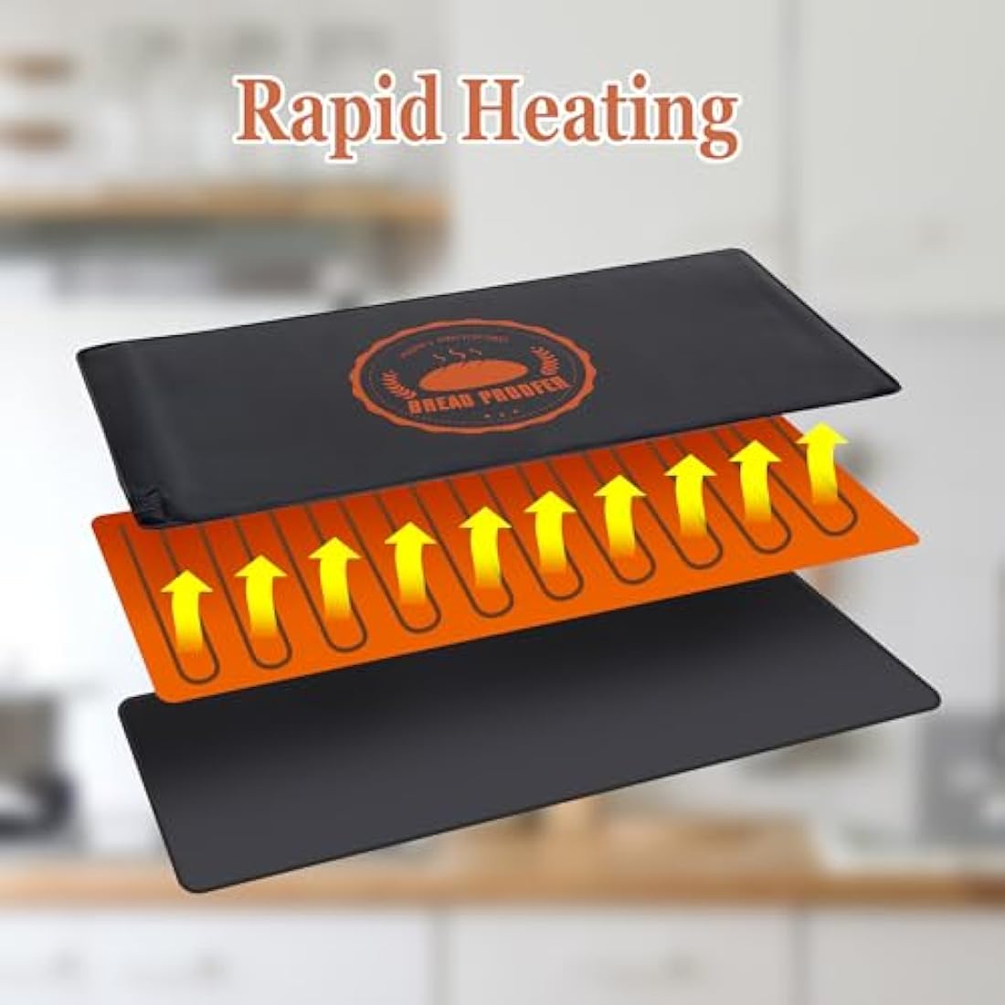 Bourske Bread Proofer Warming Mat | Adjustable Temperature Dough Warmer