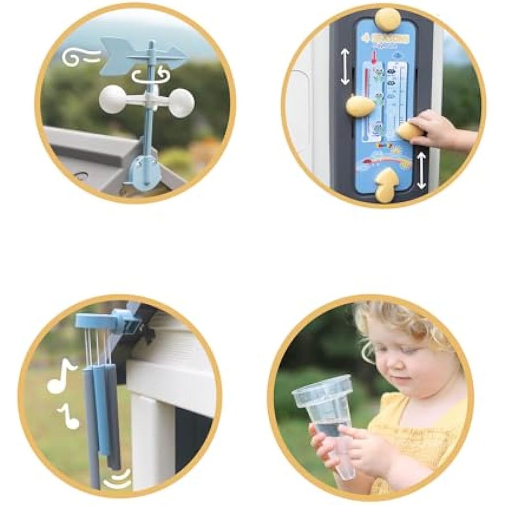 Smoby 4 Seasons Playhouse – Educational Outdoor Garden House for Kids