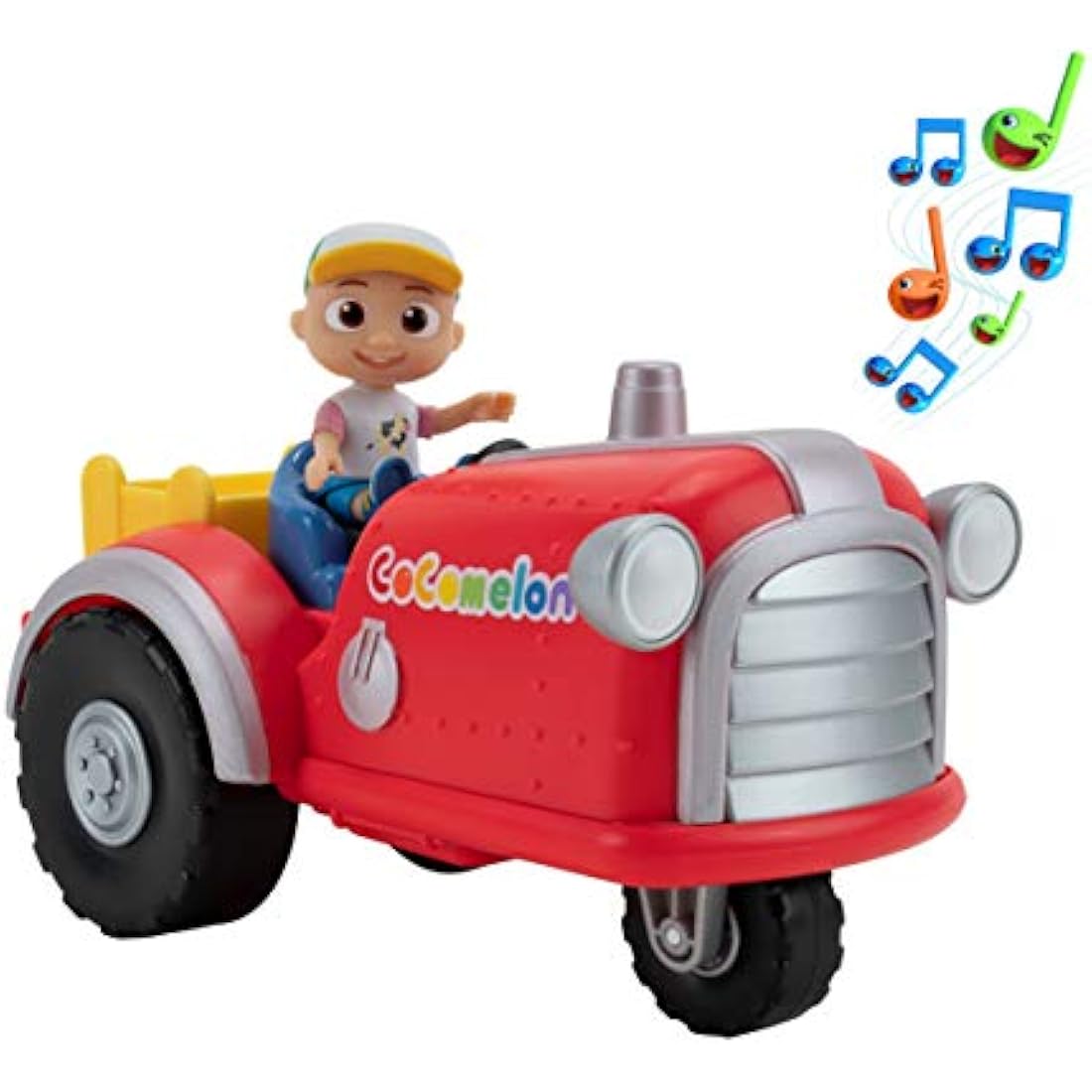 CoComelon Musical Tractor Toy with 3-inch JJ Figure and Sounds