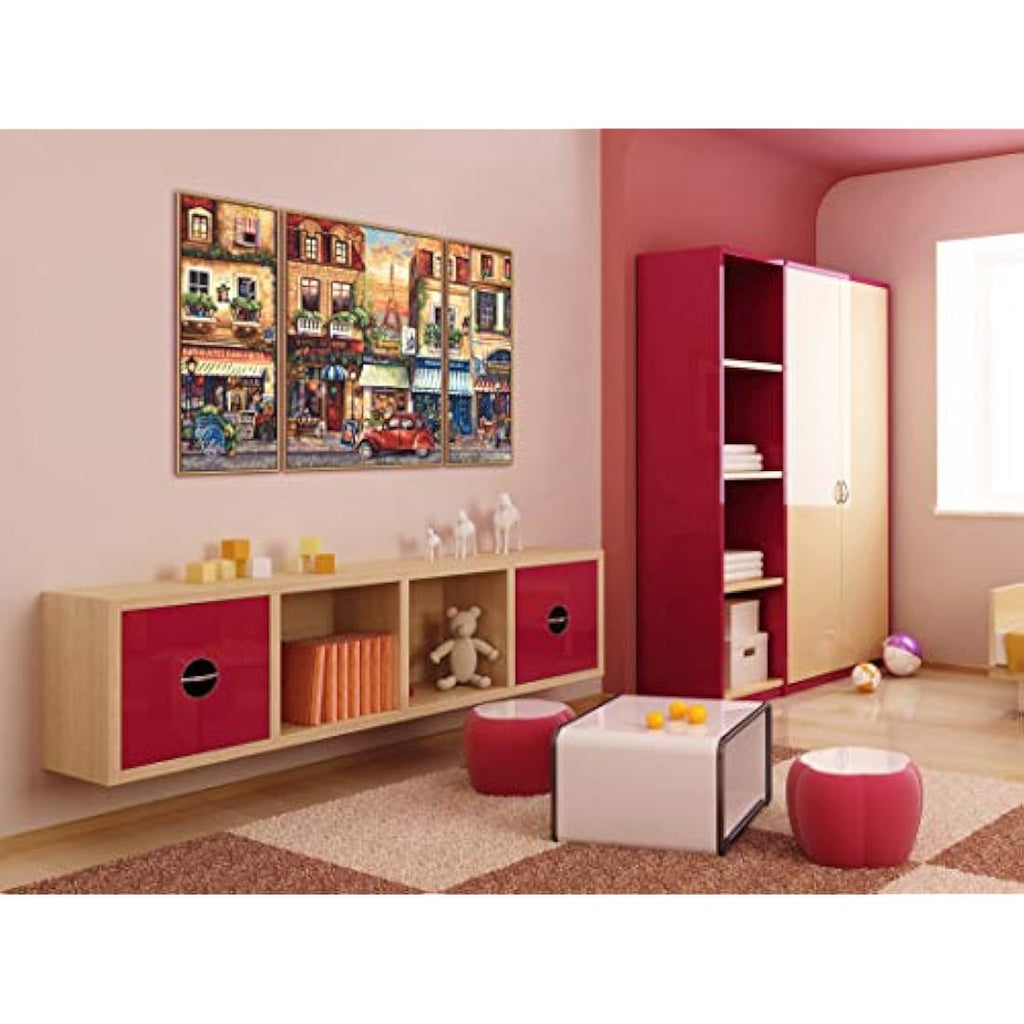 Schipper Paris Nostalgie Triptych Paint by Numbers Kit - 50 x 80 cm