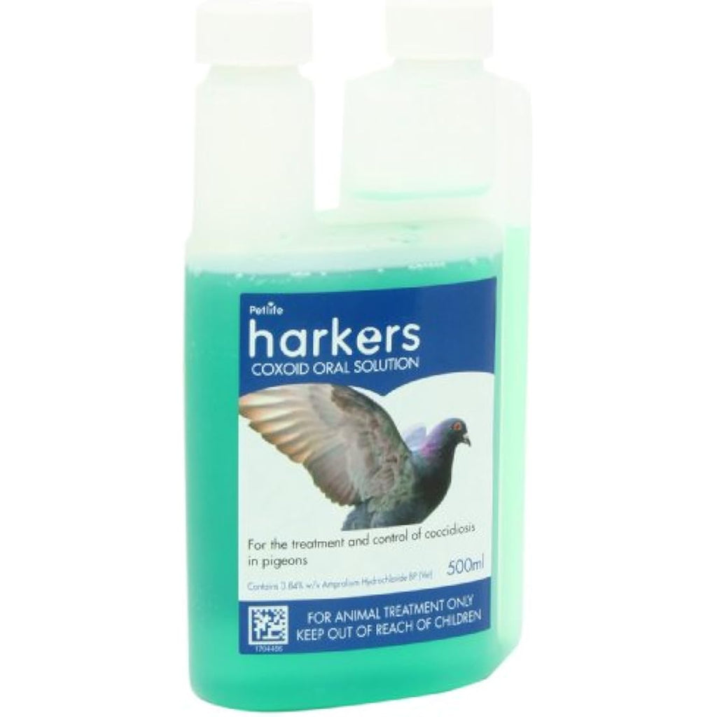 Harkers Coxoid Coccidiosis Treatment for Pigeons - Liquid Care, 500ml