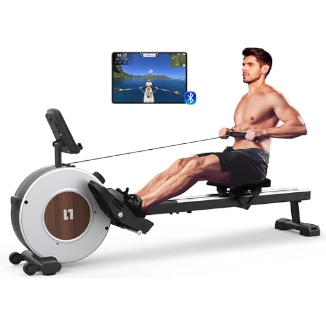 Neezee Magnetic Rowing Machine – 16 Resistance Levels & LCD Monitor