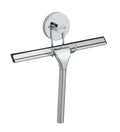 WENKO Vacuum-Loc Bathroom Squeegee | No-Drill Chrome Steel Wiper