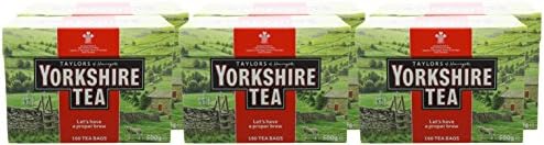 Yorkshire Tea Black Tea Bags - Bulk Pack of 6 Boxes (960 Bags Total)