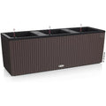 Lechuza Trio Cottage 30 Self-Watering Planter - Mocha Wicker Look