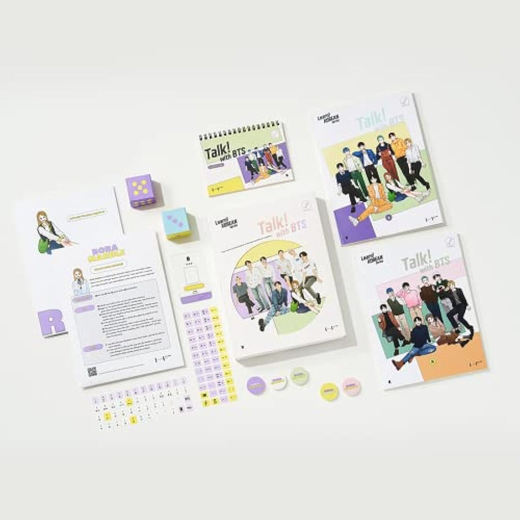 BTS Talk! Korean Learning Book – Official Kpop Merchandise for Fans