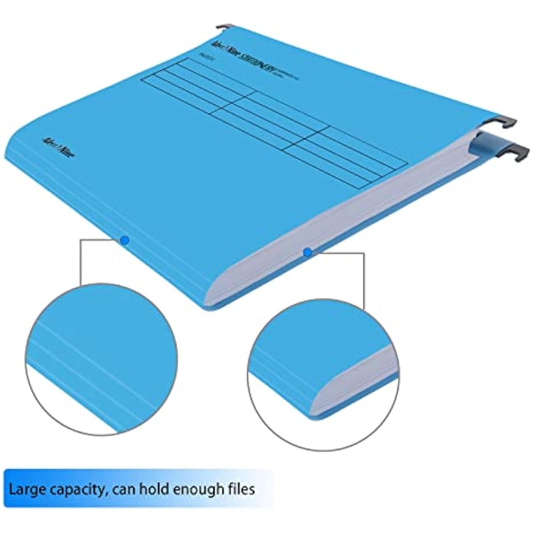 Jolof Store A4 Suspension Files - 15 Pack Polypropylene Hanging Folders