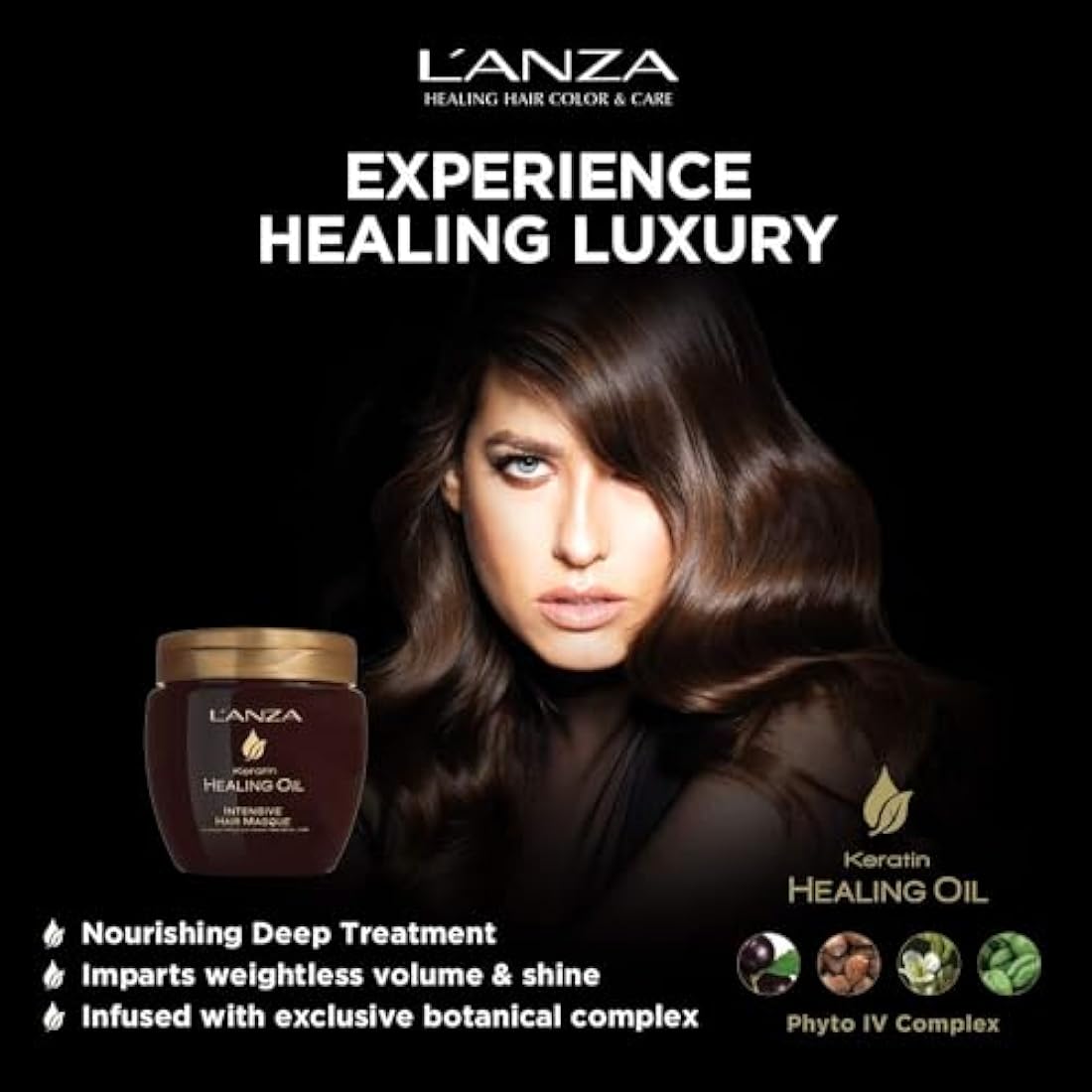 L'ANZA Keratin Healing Oil Intensive Hair Masque - Repairing Mask 200ml