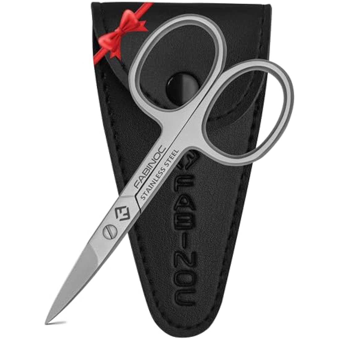 FABINOC Straight Nail Scissors - German Stainless Steel Manicure Tool