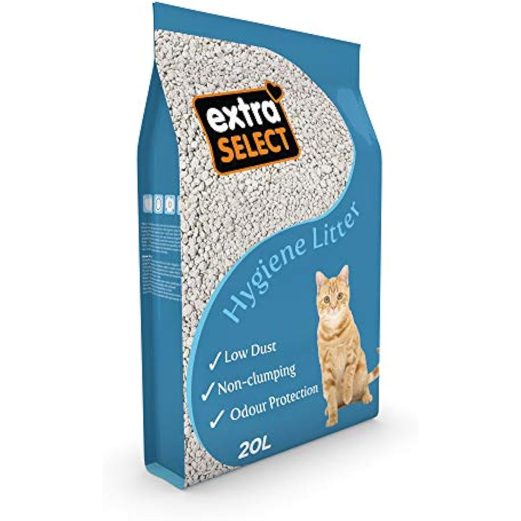 Extra Select Non-Clumping Cat Litter | Calcium Silicate Odour Control 20L