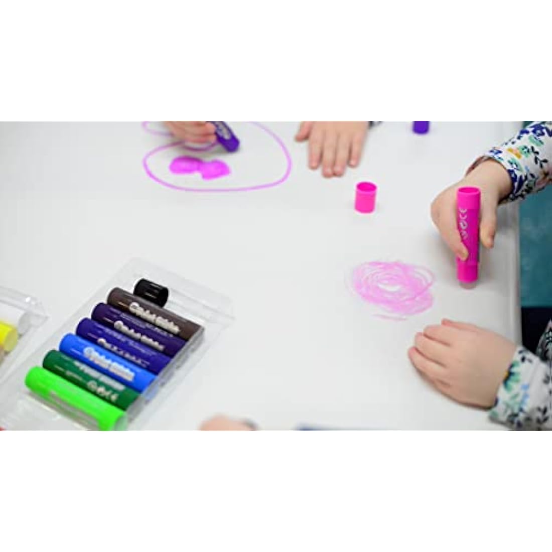 Little Brian Paint Sticks – 12 Pack Assorted Mess-Free Kids Art Supplies