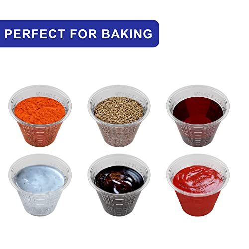 ReliMedPro 1 oz Graduated Medicine Cups - 1000 Pack Plastic Measuring Cups