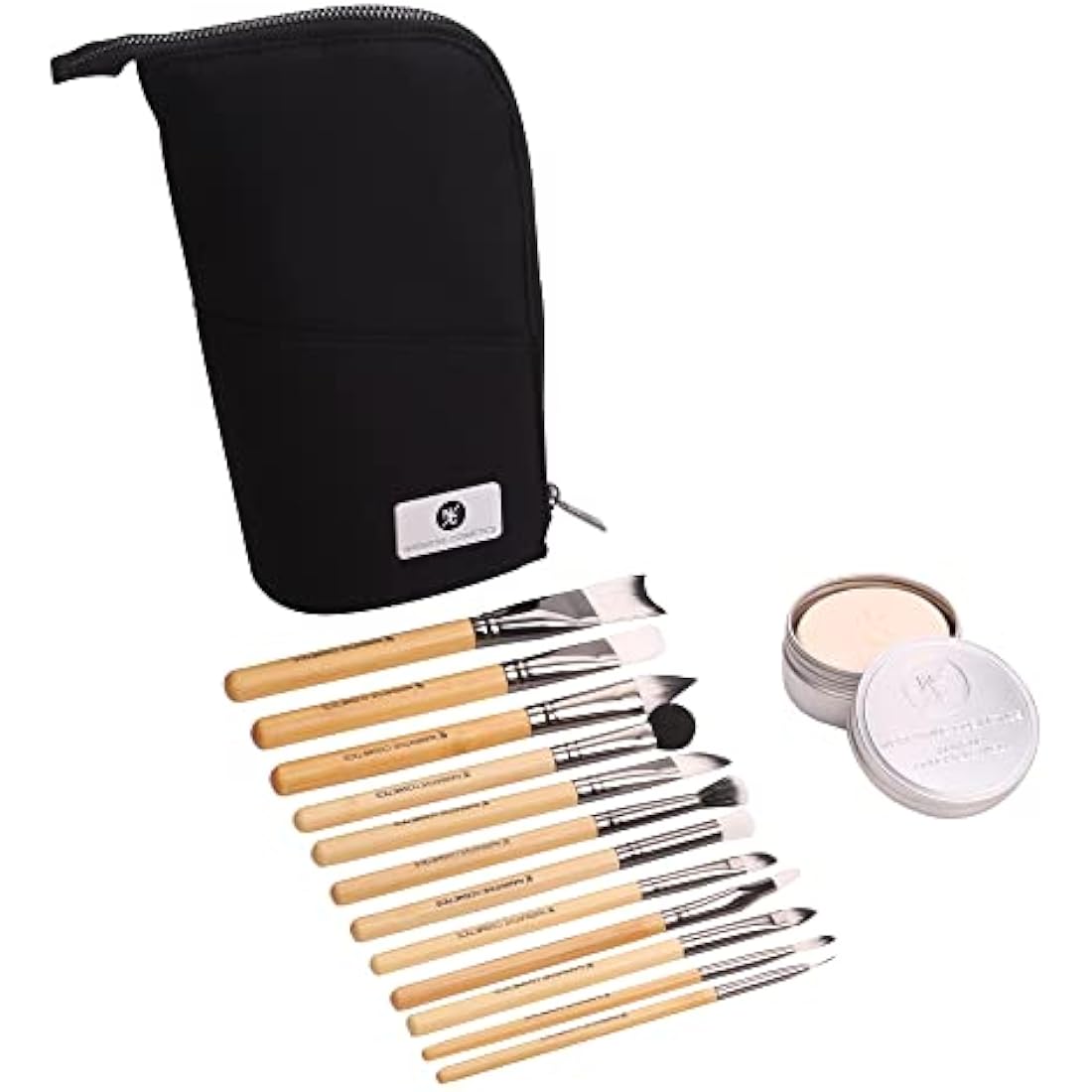 Narrative Cosmetics 12-Piece SFX Makeup Brush Kit with Soap & Bag