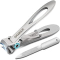 Wide Jaw Nail Clippers – Stainless Steel for Thick Nails