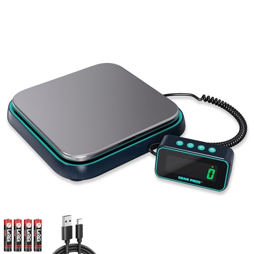 GRAM PRES Digital Shipping Scale | 86lb Stainless Steel Postal Scale