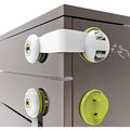SMBOX Child Safety Cupboard Latches | 6-Pack Adhesive Baby Proofing Locks