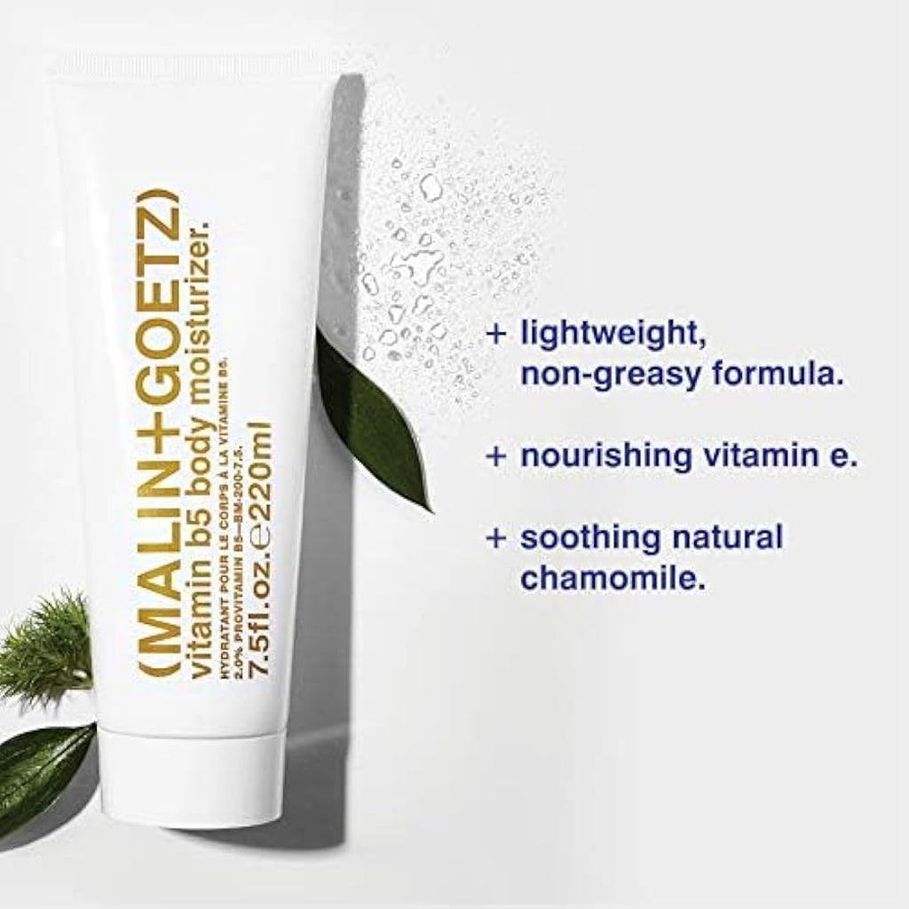 Malin + Goetz Vitamin B5 Body Moisturizer – Hydrating Bergamot, 7.5 oz