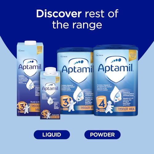 Aptamil 3 Toddler Baby Milk Powder Formula, 1-2 Years, 800g (Pack of 6)