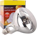 Dernord 80W Mercury Vapor Bulb | UVA UVB Reptile Basking Lamp for Tortoise