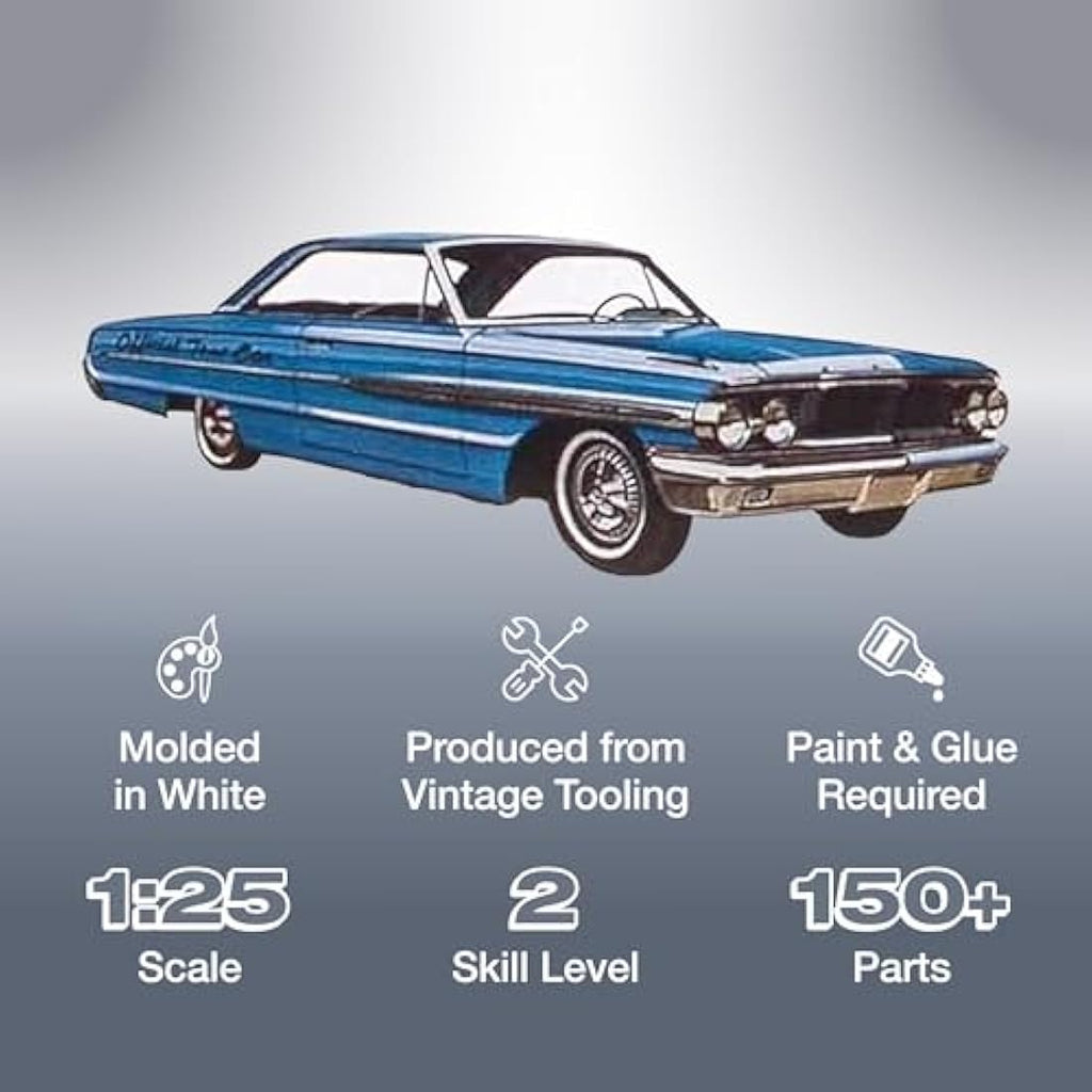 AMT 1964 Ford Galaxie & Falcon Cal Drag Combo 1:25 Scale Model Kit
