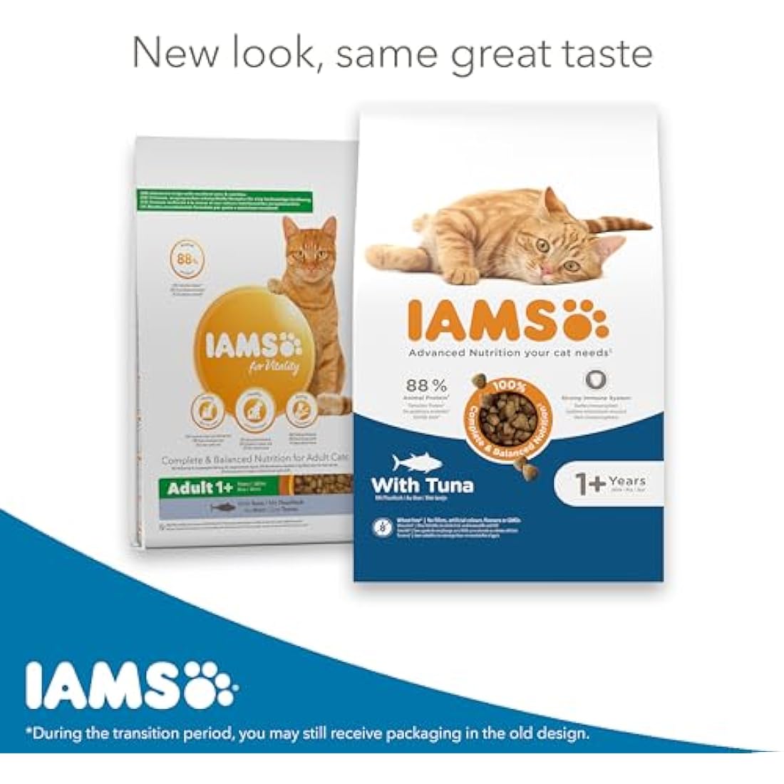 IAMS Adult Dry Cat Food – Tuna 10kg – High Protein Immune Support