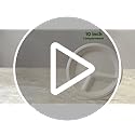 Comfy Package 10-Inch 3-Compartment Compostable Sugarcane Plates | 125 Pack