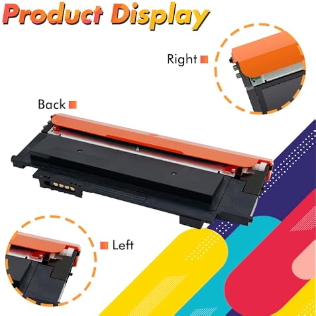 CLT-P404C Toner Cartridge 4-Pack for Samsung Xpress SL-C480W C430W