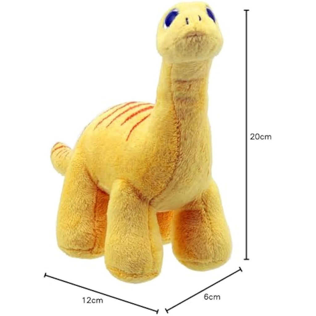 Wilberry Yellow Brontosaurus Soft Toy – Dinosaur Plush Stuffed Animal
