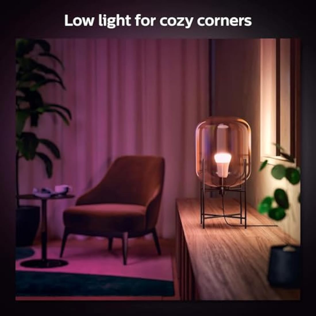 Philips Hue White & Colour Ambiance E27 Smart Bulbs - 4 Pack