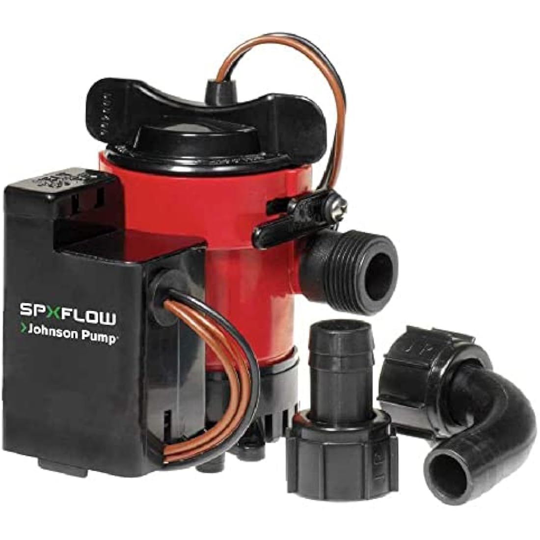 Johnson Pump 1000 GPH Automatic Submersible Bilge Pump – 12V Red
