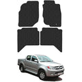 Toyota Hilux (2005-2011) Tailored Rubber Floor Mats – Waterproof Heavy Duty