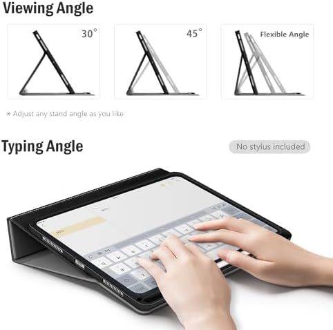 Antbox iPad Air 13 Inch Case (2025/2024) – PU Leather Cover with Pencil Holder