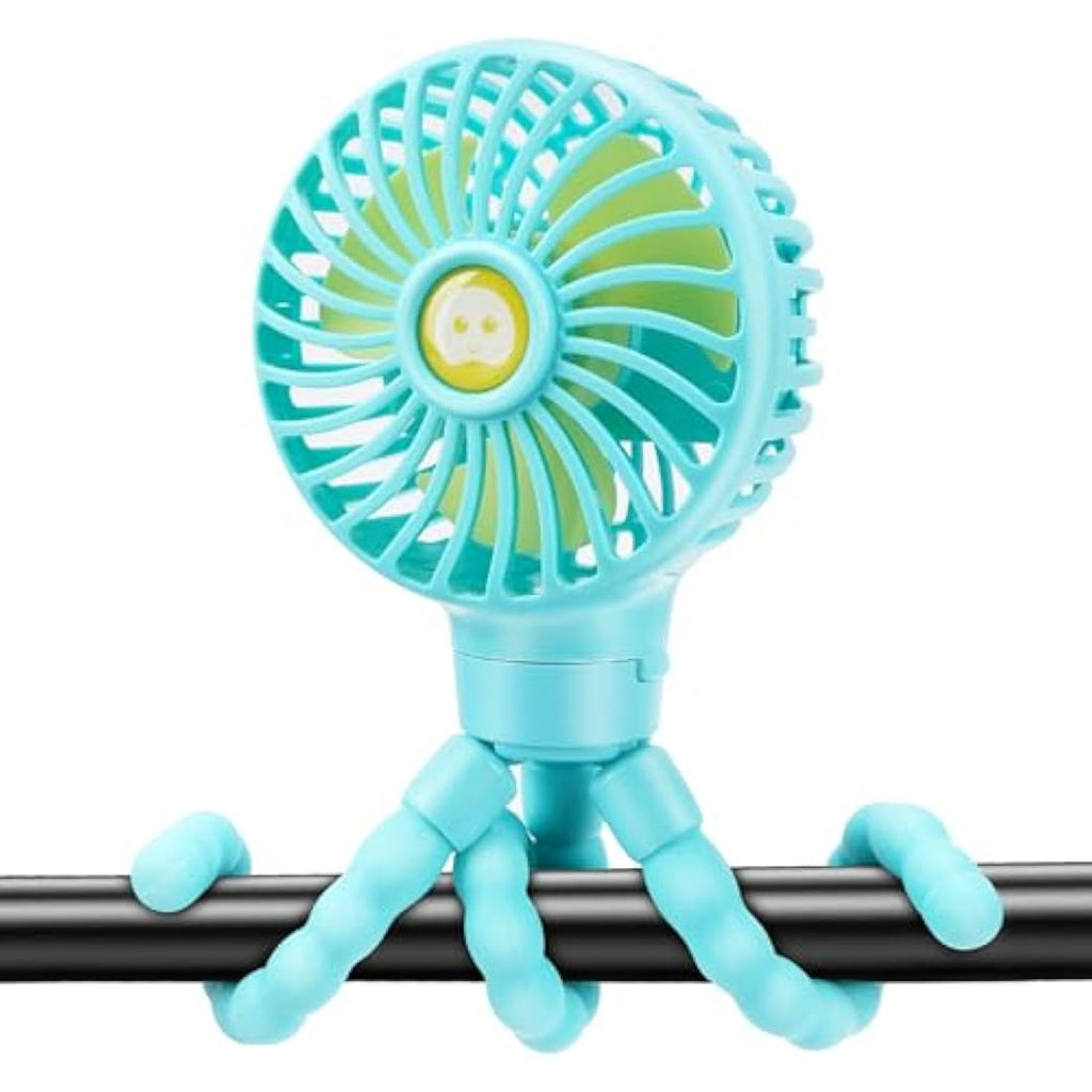 Jolof Store Portable Stroller Fan – Rechargeable USB Clip-On Fan